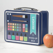 Niedlicher bunter personalisierter metall lunch box (Beispiel)