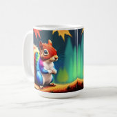 Niedlicher Bunter Sitzender Eichhörnchen-75463 Kaffeetasse (Vorderseite Links)
