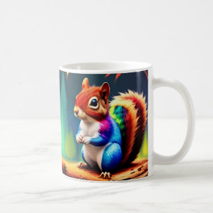 Niedlicher Bunter Sitzender Eichhörnchen-75463 Kaffeetasse