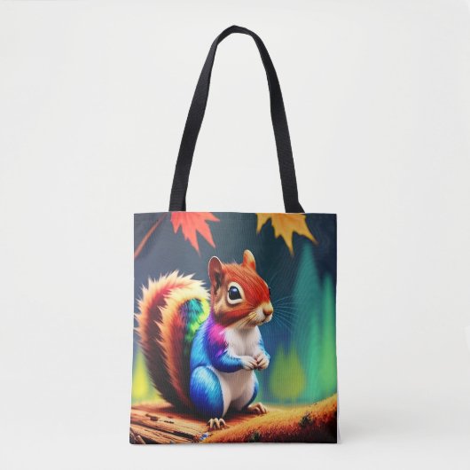 Niedlicher Bunter Sitzender Eichhörnchen-75463 Tasche (Vorderseite)