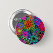 Niedlicher, bunter Tasse Schlüsselanhänger Button (Vorne & Hinten)