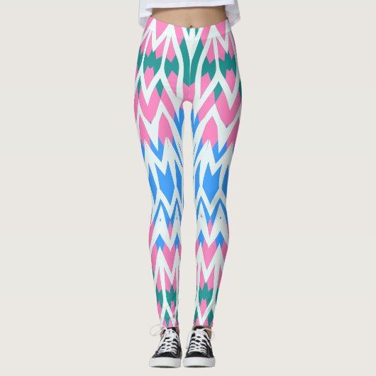 Niedlicher bunter Trend "Ratti_Creative_Arts" Legg Leggings (Vorderseite)
