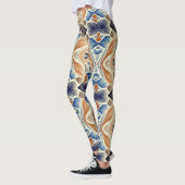 Niedlicher bunter Trend "Ratti_Creative_Arts" Legg Leggings (Links)