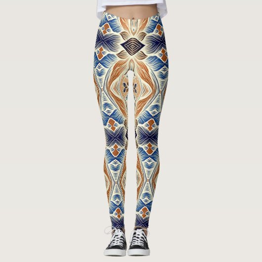 Niedlicher bunter Trend "Ratti_Creative_Arts" Legg Leggings (Vorderseite)