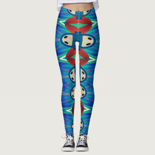 Niedlicher bunter Trend "Ratti_Creative_Arts" Legg Leggings