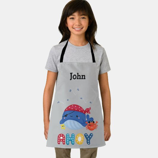 Niedlicher Buntwal Schürze (Insitu)