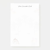 Niedlicher Büroleiter für Woodland Animal Post-it Klebezettel (Vorderseite)