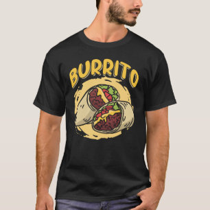 Niedlicher Burrito Taquito für mexikanisches Essen T-Shirt