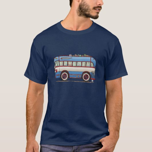 Niedlicher Bus-Ausflug-Bus T-Shirt (Vorderseite)