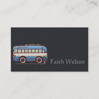 Niedlicher Bus-Ausflug-Bus Visitenkarte