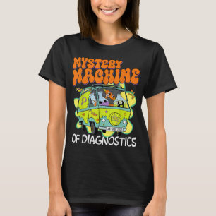 Niedlicher Bus Labrador Woche 2025 Retro-Mysteriem T-Shirt