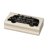 Niedlicher Bus mit Surfboard-Adresse Briefmarke Gummistempel (Stempel)