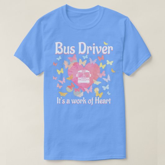 Niedlicher Busfahrerkissen T-Shirt (Design vorne)
