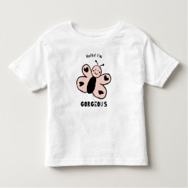 Niedlicher Butterfly-Cartoon Kleinkind T-shirt