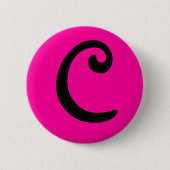 NIEDLICHER "C-" MONOGRAMM-KNOPF BUTTON (Vorderseite)