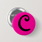 NIEDLICHER "C-" MONOGRAMM-KNOPF BUTTON (Vorne & Hinten)