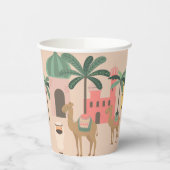 Niedlicher Camel Pattern Baby Shooting Paper Cup Pappbecher (Links)