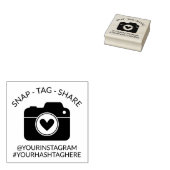 Niedlicher Camera Snap Tag Hashtag freigeben Gummistempel (Stempel)