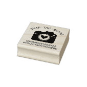 Niedlicher Camera Snap Tag Hashtag freigeben Gummistempel (Stempel)