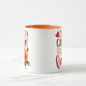 Niedlicher Camper am Campfire Funny Camping Tasse (Zentrum)