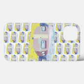 Niedlicher Camper am Strand Case-Mate iPhone Hülle (Rückseite (Horizontal))