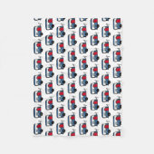 Niedlicher Camper Fleecedecke (Vorderseite)