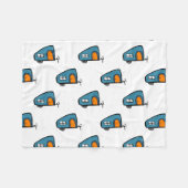 Niedlicher Camper Fleecedecke (Vorderseite (Horizontal))