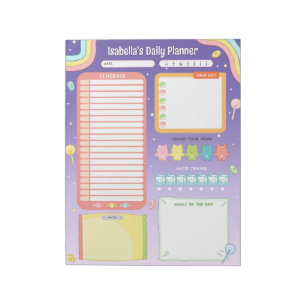 Niedlicher Candy Daily Planer Notepad Notizblock