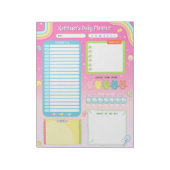 Niedlicher Candy Daily Planer Notepad Pink Notizblock (Rotiert)