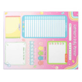 Niedlicher Candy Daily Planer Notepad Pink Notizblock (Vorderseite)
