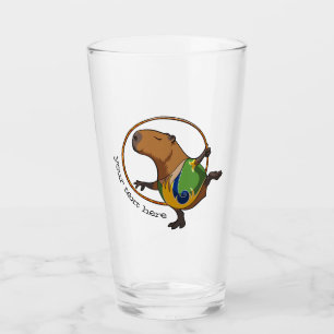 Niedlicher Capybara-rhythmische Glas