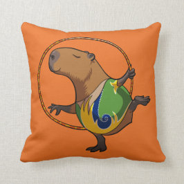 Niedlicher Capybara Rhythmische Gymnastik Hoop Car Kissen