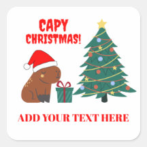 Niedlicher Capybara Weihnachtsbaum