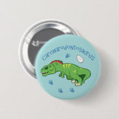 Niedlicher Carcharodontosaurus Button (Vorne & Hinten)
