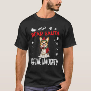 Niedlicher Cardigan Welsh Corgi Dog Weihnachtslieb T-Shirt