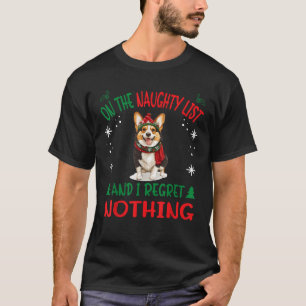 Niedlicher Cardigan Welsh Corgi Weihnachten auf de T-Shirt