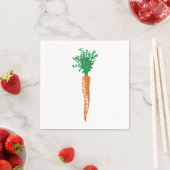 Niedlicher Carrot-Osterspass Serviette (Beispiel)