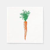 Niedlicher Carrot-Osterspass Serviette (Vorderseite)