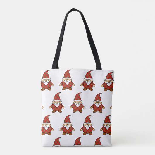 Niedlicher Carton Gnome Muster Tote Bag Tasche (Rückseite)