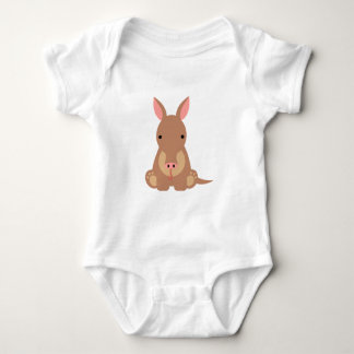 Niedlicher Cartoon Aardvark Geschenk Baby Strampler