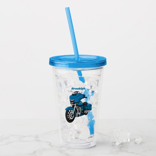 Niedlicher Cartoon Acryltrinkbecher (Vorderseite Ice)