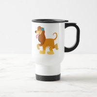 Niedlicher Cartoon Afghanischer Hund Tasse für den