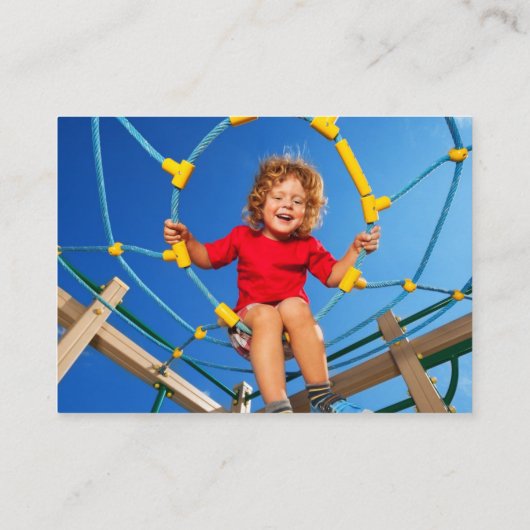 Niedlicher Cartoon Alligator Farbvolles Kid Profil Telefonnummerkarte (Rückseite)