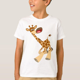 Niedlicher Cartoon Ambling Giraffe Children T - Sh T-Shirt