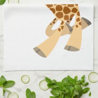 Niedlicher Cartoon Ambling Giraffe Küchentuch