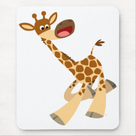 Niedlicher Cartoon Ambling Giraffe Mousepad