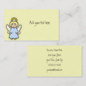Niedlicher Cartoon Angel Visitenkarte (Vorne/Hinten)