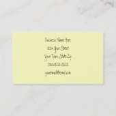 Niedlicher Cartoon Angel Visitenkarte (Rückseite)