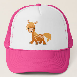 Niedlicher Cartoon Appaloosa Pony LKW-Hut Truckerkappe