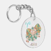 Niedlicher Cartoon Aries Schlüsselanhänger (Vorderseite links)